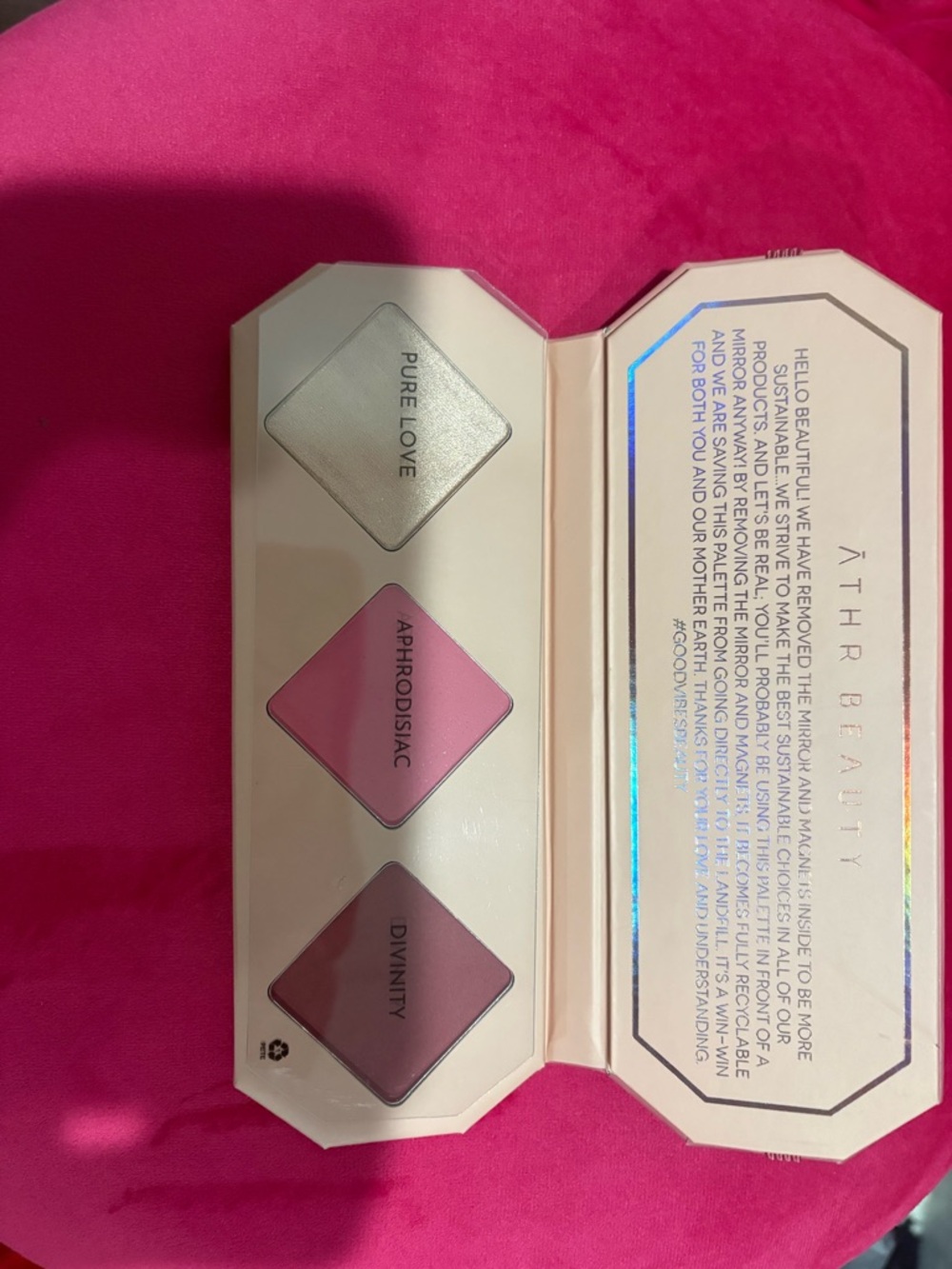 Three Beauty Eyeshadow Trio - Pink, Mauve, Shimmer